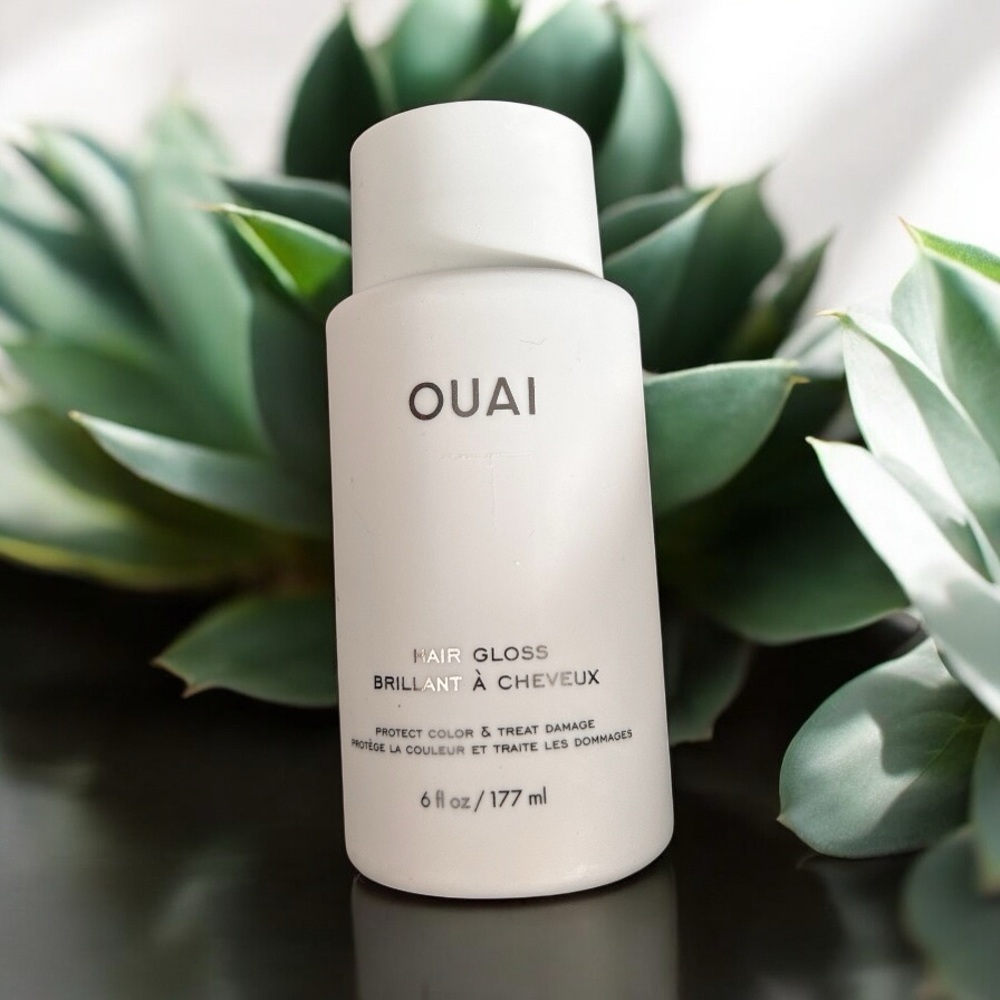 OUAI White Skincare Bottle Modern Design